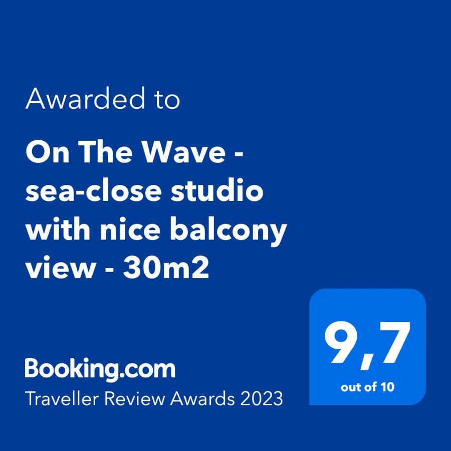 On The Wave - Sea-Close Studio With Nice Balcony View - 30M2 Γκντανσκ Εξωτερικό φωτογραφία